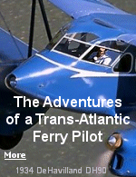 Peter Hirst has over 10,000 hours in at least 80 different types of aircraft, and has ferried airplanes across the North Atlantic over 60 times. His website is an interesting read.